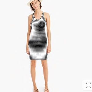 J. Crew Racerback tank dress in stripe